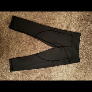 Zyia black tights size 6/8. Excellent used condition